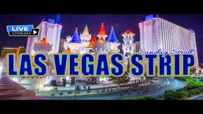 🫶🏼🤗☕️Las Vegas Live Sunday Strip Stroll! #live #walking #relaxing #lasvegas #irl