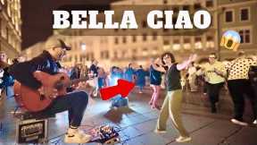 BELLA CIAO | Amazing Spanish Guitar Street Performance | Crowd Went Wild! 🔥