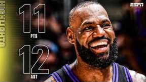 Highlights from LeBron James' record-setting 23rd season debut 🎥 | NBA on ESPN