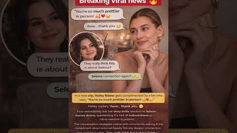 Hailey Bieber’s Reaction Goes Viral 😳 Fans Drag Selena Gomez Into It Again