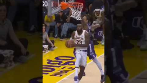 Lebron James Reverse Dunk Lakers vs Kings | Dec 29, 2025 #lakers #nba #basketball