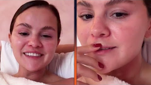 Selena Gomez REACTS to Being Asked About Her Mustache