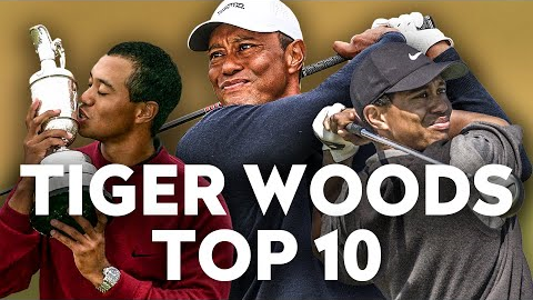 Tiger Woods’ TOP 10 BEST Shots at The Open