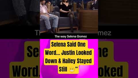Selena Spoke Just One Word… Justin Dropped His Gaze, Hailey Froze 😳”