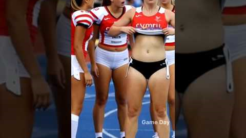 🔥 Unexpected Moment on Game Day | Athletes Caught Off Guard 😲 #volleyball #ai #shorts