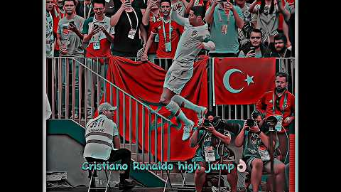 Cristiano Ronaldo High Jump ☠️👌 | CR7 Best High Jump.  #football #skills #edit #ronaldo