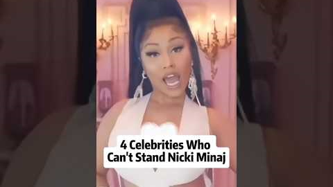 4 celebrities who can’t stand nicki Minaj #celebrities #celebrity #famous #movie #hollywood #2024