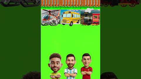 Did Neymar Messi Ronaldo choose the wrong toys? #cartoon #short #viral #ধাধা