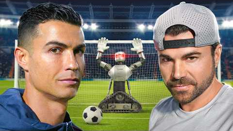 Ronaldo vs My Unbeatable Goalie Robot