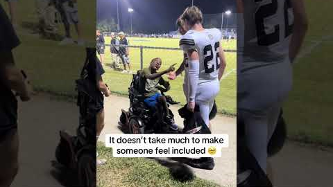 NFL Athletes and Their Inspiring Moments with Disabled Fans#NFL#DisabledFans#Sportsmanship