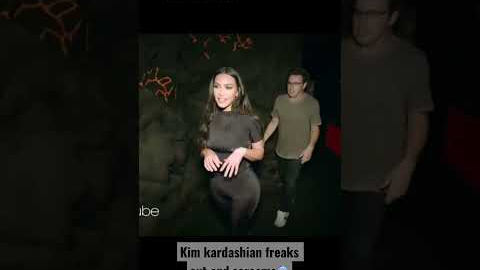 Kim kardashian freaks out and screams😱⁉️ #kimkardashian #shorts #kardashians