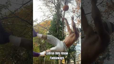 LeBron Only Know Fadeaways 😭💯 #nba #basketball #dunk #funny #btfo