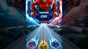 Cristiano Ronaldo Wins with Supreme CR7 Pod vs Messi, Neymar & Mbappé! Epic AI Pod Battle#football