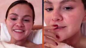 Selena Gomez REACTS to Being Asked About Her Mustache
