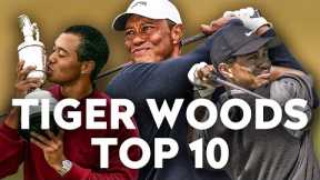 Tiger Woods’ TOP 10 BEST Shots at The Open