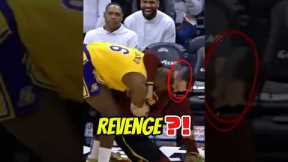 LEBRON DUNKS 😳 Head at the rim.. then THIS happens after #shorts