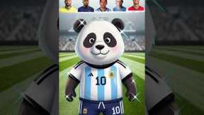 Messi vs Ronaldo vs Haaland vs Mbappé vs Neymar 🤯🔥 | Football Legends #Shorts