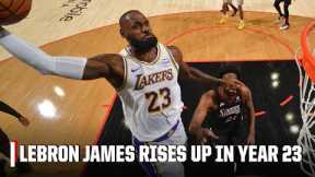 LEBRON JAMES THROWS DOWN THE HAMMER IN YEAR 23 💥