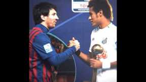 When Neymar met Messi for the first time 🔥 #shorts #neymar #messi #football