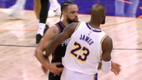 Dillon Brooks GETS EJECTED after this shot on LeBron 😱