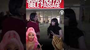 #NickiMinaj shares her favorite bibles verse, but which one is this?
