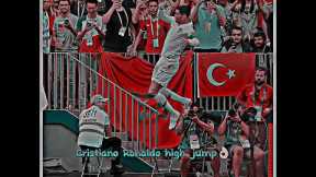 Cristiano Ronaldo High Jump ☠️👌 | CR7 Best High Jump.  #football #skills #edit #ronaldo