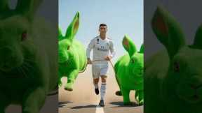 Cristiano Ronaldo with Donkey Holding “LIKE & SUBSCRIBE” 😄 | Fun Football Edit