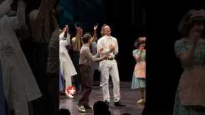 STRANGER THINGS star Jamie Campbell Bower Broadway debut bow & Louis McCartney curtain tribute