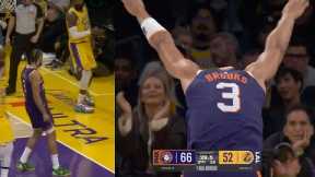 Dillon Brooks trolls LeBron James and does his shoulder shrug after dunk 😂