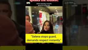 Selena Gomez Checks Disrespect While Benny Watches 😮