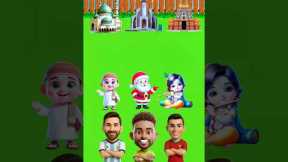 Did Messi Neymar Ronaldo choose the wrong Home? #cartoon #shorts #viral #ধাধা