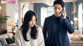 He talks to his lover before deaf wife,unaware she regained hearing;after she leaves, he breaks down