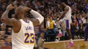 LeBron James TAKES OVER CLUTCH to WIN vs 76ers then does crown and silencer celly