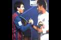 When Neymar met Messi for the first