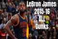 LeBron James 2015-16 All Dunks