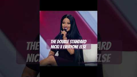 The double standard Nicki v everyone else 🪞🦄#nickiminaj #turningpointusa #shorts #barbz