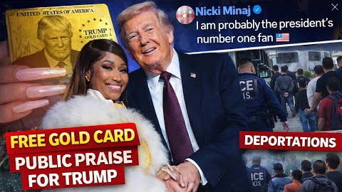 Nicki Minaj Joins Trump on Stage, Praises Him And Reveals She Is Probably His Number One Fan.