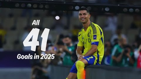 Cristiano Ronaldo - All 41 Goals in 2025 with Commentary