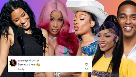 ‼️Grammys BEG Nicki Minaj for ATTENTION! Megan owns Tokyo, Glorilla snatched. Stefon Tattoo & Cardi 