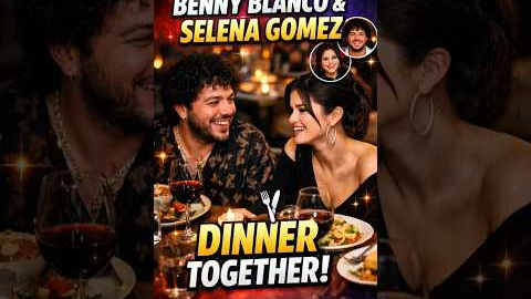 Benny Blanco and Selena Gomez are having dinner together