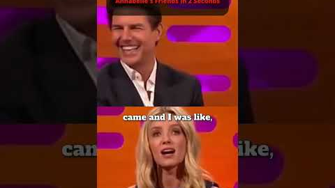 Funny Moment😂 When Tom Cruise stole Annabelle's Friends on Set of The Mummy #film #movie #tomcruise