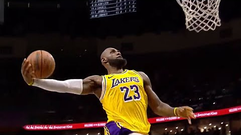 LEBRON JAMES VINTAGE WINDMILL DUNK AT 41-YEARS-OLD 🤯 | NBA on ESPN