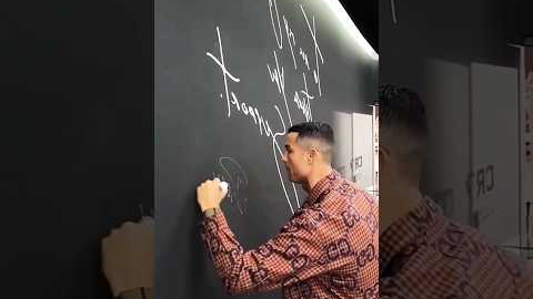 Ronaldo এর Hand Writing 😱 । Ur Cristiano । Football । Cr7 #shorts​ #ronaldo​ #football​