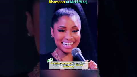 When Celebrities Show Disrespect to Nicki  Minaj #celebrity #usa #ranking #entertainment #hollywood