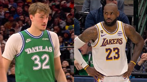 LeBron James (41) vs. Cooper Flagg (19) BATTLE Was Insane 😨