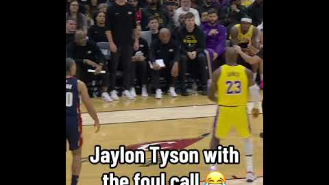 Even LeBron had to laugh 😭