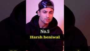 Top 5 most popular social media influencers 😍#shorts #youtubeshorts