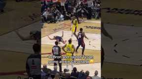 LeBron was getting frustrated 😬