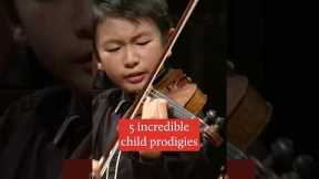 Five phenomenal child prodigies in classical music 🤯 #classicalmusic #music