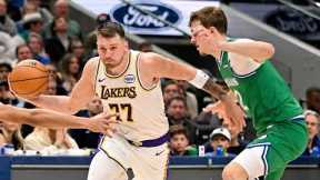 Lakers Comeback Down 13 4th QTR vs Mavs! LeBron Another Coast to Coast Dunk!